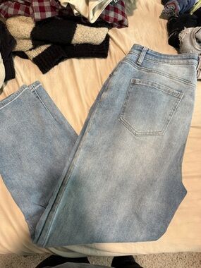 Abound Light Blue Straight Leg Jeans